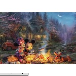 Thomas Kinkade Disney Mickey & Minnie Sweetheart Fire Puzzle 750 Pieces  B07CQBF3DJ